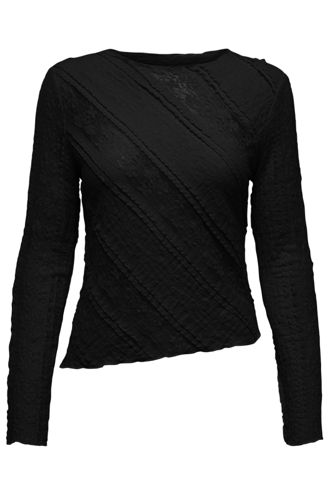 ONLSAGE LS LACE TOP OX WVN 15370569 Black